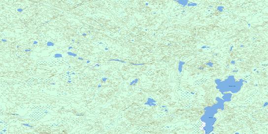 Watapi Lake Topo Map 073N05 at 1:50,000 scale - National Topographic System of Canada (NTS) - Toporama map