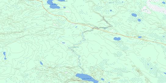 Mccusker Lake Topo Map 073N07 at 1:50,000 scale - National Topographic System of Canada (NTS) - Toporama map