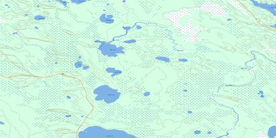 Apps Lake Topo Map 073N08 at 1:50,000 scale - National Topographic System of Canada (NTS) - Toporama map