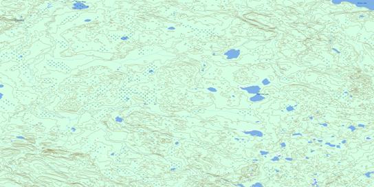 Mcalister Lake Topo Map 073N12 at 1:50,000 scale - National Topographic System of Canada (NTS) - Toporama map