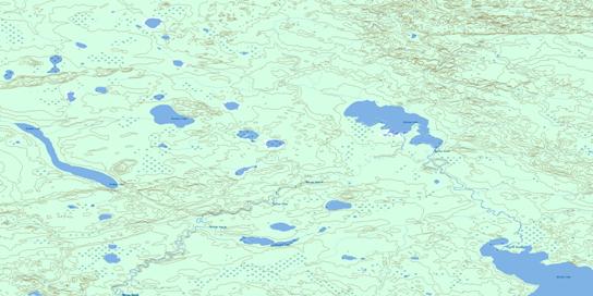 Graham Lake Topo Map 073N13 at 1:50,000 scale - National Topographic System of Canada (NTS) - Toporama map