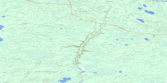 Tippo Lake Topographic map 073O02 at 1:50,000 Scale
