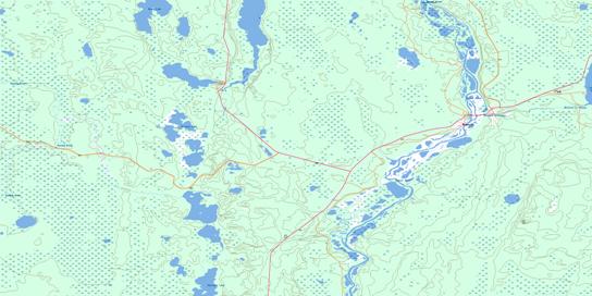 Beauval Topo Map 073O04 at 1:50,000 scale - National Topographic System of Canada (NTS) - Toporama map