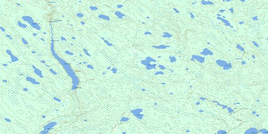 Alstead Lake Topo Map 073O11 at 1:50,000 scale - National Topographic System of Canada (NTS) - Toporama map