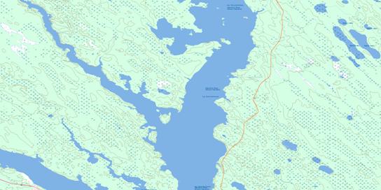 Black Bay Topo Map 073O12 at 1:50,000 scale - National Topographic System of Canada (NTS) - Toporama map
