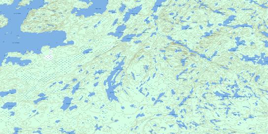 Cartier Lake Topo Map 073P01 at 1:50,000 scale - National Topographic System of Canada (NTS) - Toporama map