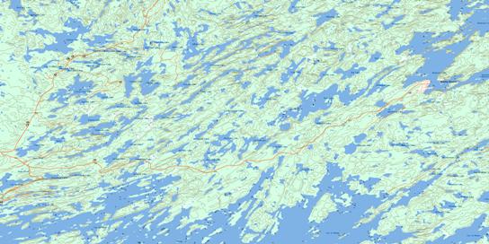 Stanley Mission Topo Map 073P07 at 1:50,000 scale - National Topographic System of Canada (NTS) - Toporama map