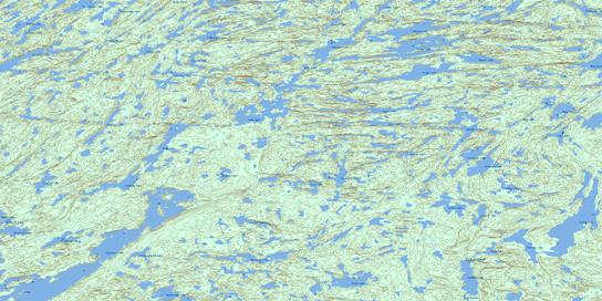 Guncoat Bay Topo Map 073P09 at 1:50,000 scale - National Topographic System of Canada (NTS) - Toporama map
