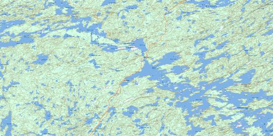 Otter Lake Topo Map 073P10 at 1:50,000 scale - National Topographic System of Canada (NTS) - Toporama map