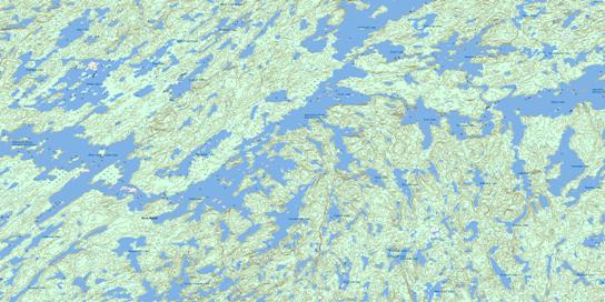 Kavanagh Lake Topo Map 073P11 at 1:50,000 scale - National Topographic System of Canada (NTS) - Toporama map