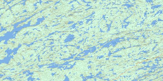 Forbes Lake Topographic map 073P15 at 1:50,000 Scale