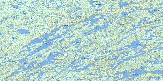 Settee Lake Topo Map 073P16 at 1:50,000 scale - National Topographic System of Canada (NTS) - Toporama map