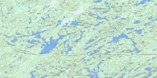 Nagle Lake Topo Map 074A03 at 1:50,000 scale - National Topographic System of Canada (NTS) - Toporama map