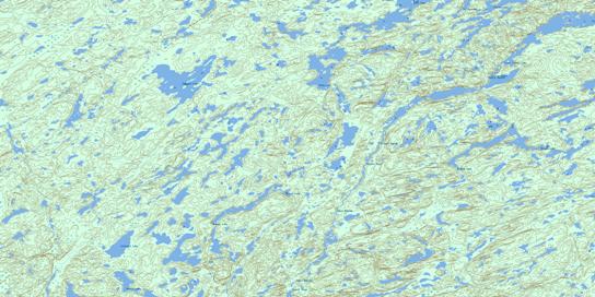 Pylypow Lake Topographic map 074A05 at 1:50,000 Scale