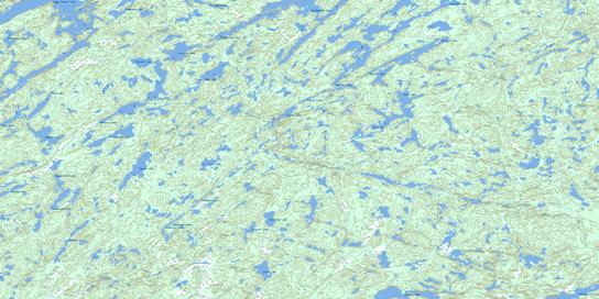 Barnett Lake Topo Map 074A06 at 1:50,000 scale - National Topographic System of Canada (NTS) - Toporama map