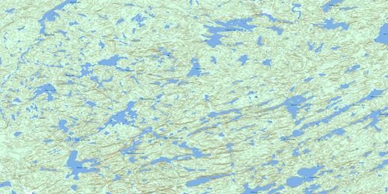 Rottenstone Lake Topographic map 074A07 at 1:50,000 Scale