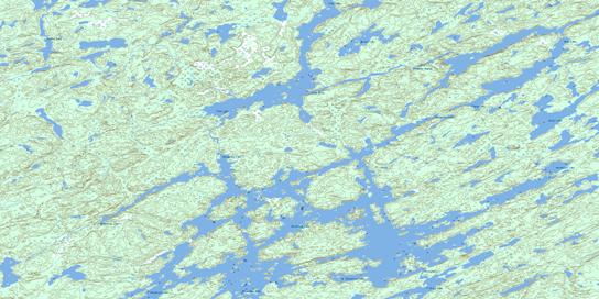 Deception Lake Topo Map 074A09 at 1:50,000 scale - National Topographic System of Canada (NTS) - Toporama map