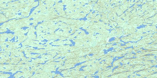Jewell Lake Topo Map 074A16 at 1:50,000 scale - National Topographic System of Canada (NTS) - Toporama map