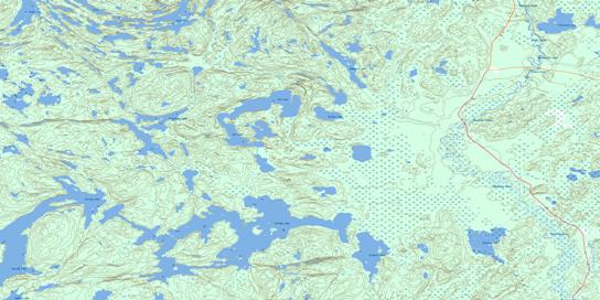 Cup Lake Topo Map 074B02 at 1:50,000 scale - National Topographic System of Canada (NTS) - Toporama map
