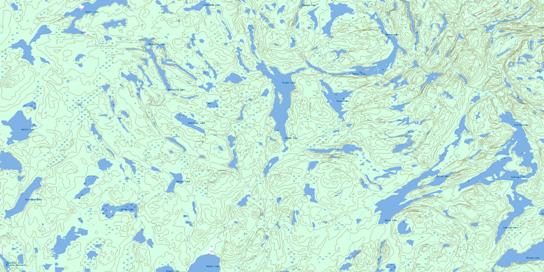 Studer Lake Topo Map 074B03 at 1:50,000 scale - National Topographic System of Canada (NTS) - Toporama map