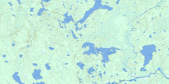Little Flatstone Lake Topo Map 074B04 at 1:50,000 scale - National Topographic System of Canada (NTS) - Toporama map