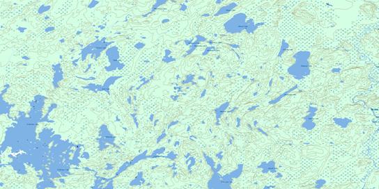 Gillies Lake Topo Map 074B05 at 1:50,000 scale - National Topographic System of Canada (NTS) - Toporama map