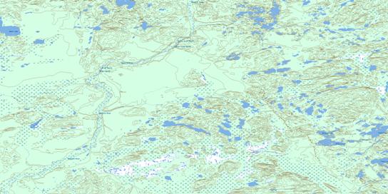 Grand Rapids Topo Map 074B11 at 1:50,000 scale - National Topographic System of Canada (NTS) - Toporama map