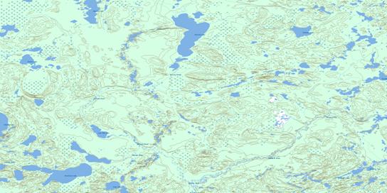 Gwillim Lake Topo Map 074B14 at 1:50,000 scale - National Topographic System of Canada (NTS) - Toporama map