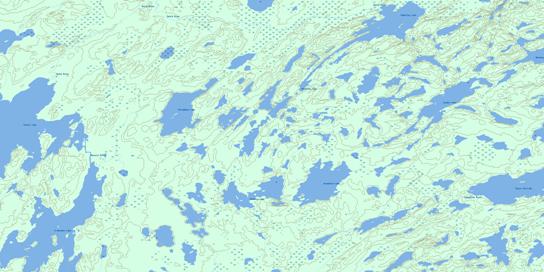 Josephson Lake Topographic map 074C09 at 1:50,000 Scale