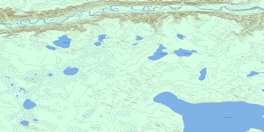 Wallis Bay Topo Map 074C12 at 1:50,000 scale - National Topographic System of Canada (NTS) - Toporama map