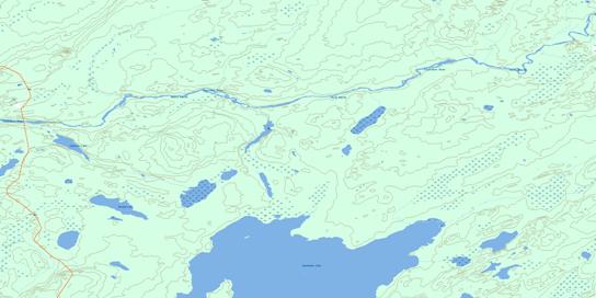 Mackie Rapids Topographic map 074C15 at 1:50,000 Scale