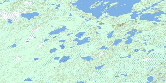 Mc Arter Lake Topographic map 074C16 at 1:50,000 Scale