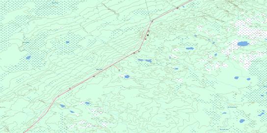 Horse River Topo Map 074D04 at 1:50,000 scale - National Topographic System of Canada (NTS) - Toporama map