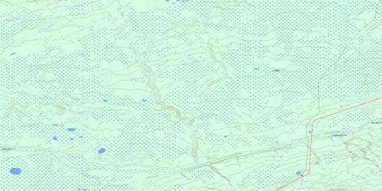 No Title Topo Map 074D05 at 1:50,000 scale - National Topographic System of Canada (NTS) - Toporama map