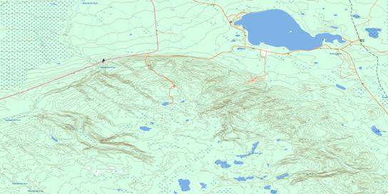 Gregoire Lake Topo Map 074D06 at 1:50,000 scale - National Topographic System of Canada (NTS) - Toporama map