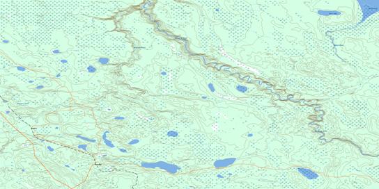 Cheecham Topo Map 074D07 at 1:50,000 scale - National Topographic System of Canada (NTS) - Toporama map