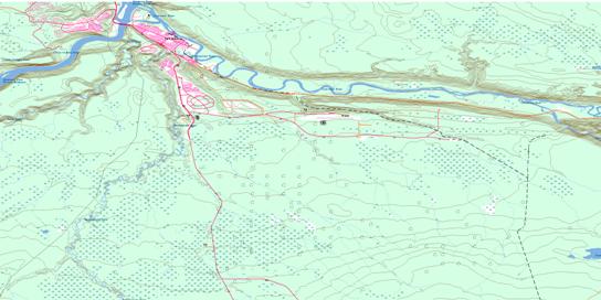 Fort Mcmurray Topographic map 074D11 at 1:50,000 Scale