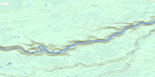 Cascade Rapids Topographic map 074D12 at 1:50,000 Scale