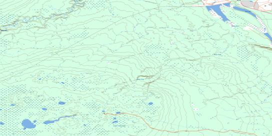 Ruth Lake Topographic map 074D13 at 1:50,000 Scale