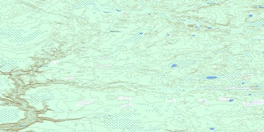 High Hill River Topographic map 074D16 at 1:50,000 Scale