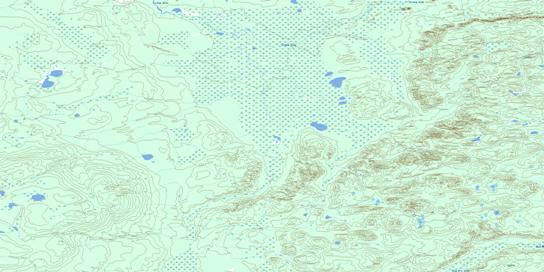 No Title Topo Map 074E01 at 1:50,000 scale - National Topographic System of Canada (NTS) - Toporama map