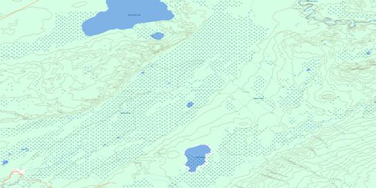 Kearl Lake Topo Map 074E06 at 1:50,000 scale - National Topographic System of Canada (NTS) - Toporama map