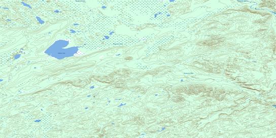 Johnson Lake Topo Map 074E09 at 1:50,000 scale - National Topographic System of Canada (NTS) - Toporama map
