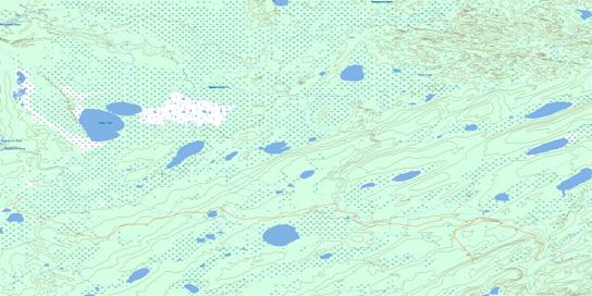 Audet Lake Topo Map 074E10 at 1:50,000 scale - National Topographic System of Canada (NTS) - Toporama map