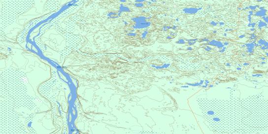 Pearson Lake Topo Map 074E14 at 1:50,000 scale - National Topographic System of Canada (NTS) - Toporama map