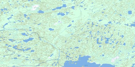 Neff Lake Topo Map 074F01 at 1:50,000 scale - National Topographic System of Canada (NTS) - Toporama map