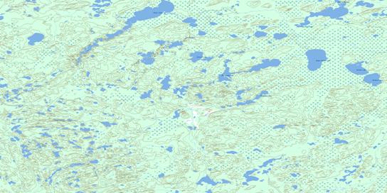 Montgrand Lake Topographic map 074F08 at 1:50,000 Scale
