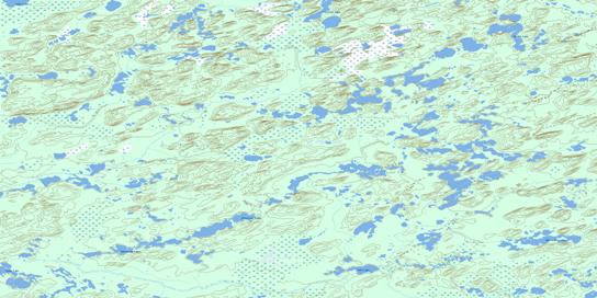 Wolvernan Lakes Topographic map 074F09 at 1:50,000 Scale