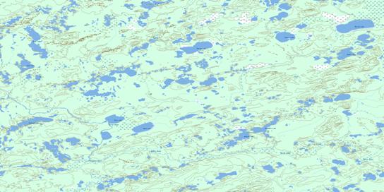 Koop Lake Topo Map 074F10 at 1:50,000 scale - National Topographic System of Canada (NTS) - Toporama map