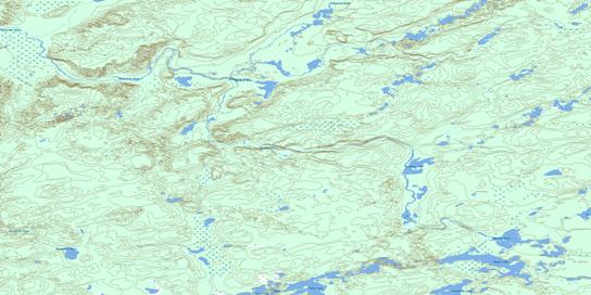 Wenger Lake Topographic map 074F12 at 1:50,000 Scale